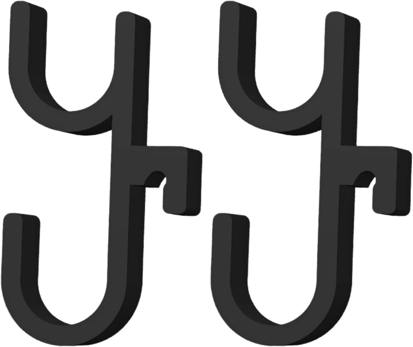 2Pcs Car Umbrella Hook, Multifunctional Car Organizer for Back Seat, Visor, Truck, Boat, Stroller, Wheelchair Accessories, Heavy Duty Non-Slip Auto Hanger