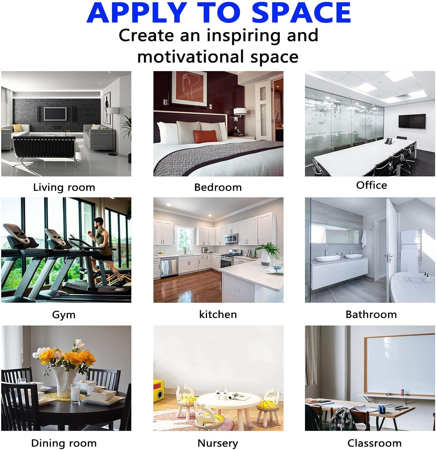 SEATUNE Bedroom Wall Stickers - Couple Romantic Love Quotes Bathroom Wall Decals - Motivational Positive Home Vinyl Art Wall Decor - Always & Forever 25"X7" image number 1