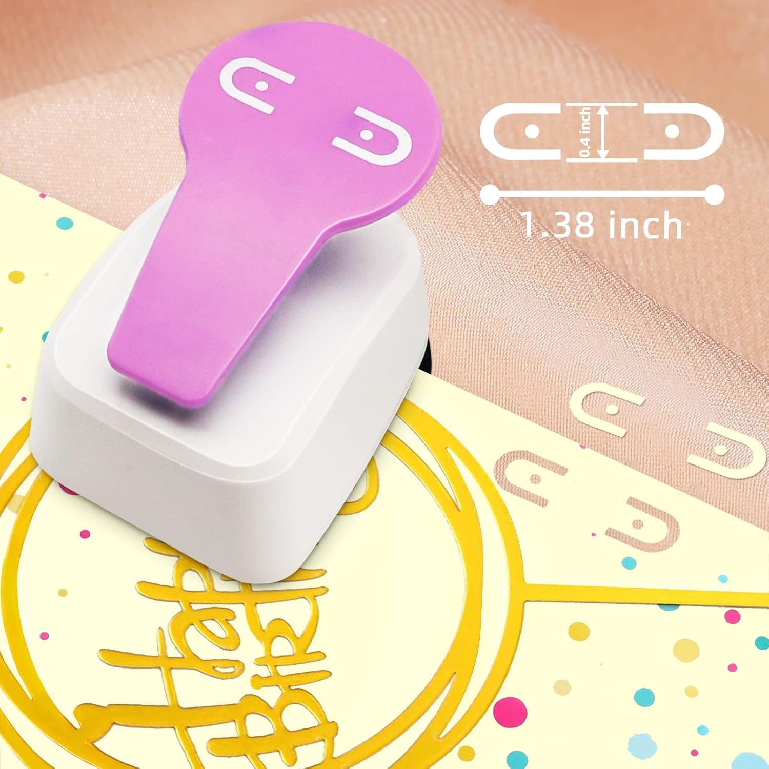 Earring Hole Punch, Earring Card Punch, Earring Punch, Pink Craft Punches, Earring Hole Puncher for Cards, Leverback Earring Card Punches, Earring Punch Card Tool, Craft Lever Punch for Earring Card image number 4