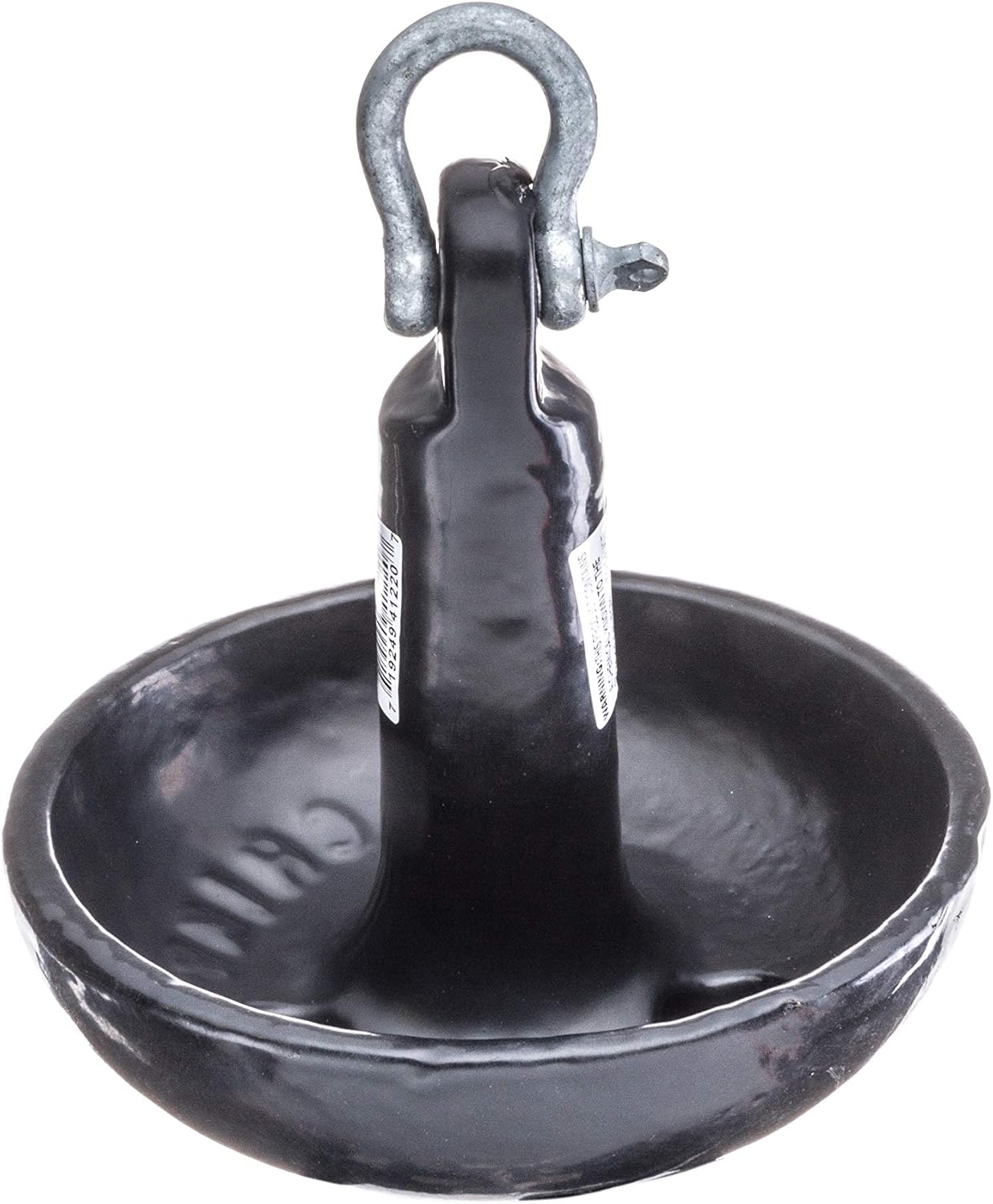 Seachoice Mushroom Anchor &ndash; Vinyl-Coated Cast Iron &ndash; Black &ndash; Multiple Sizes - 10-Lb For Boats Up To 12 Feet
