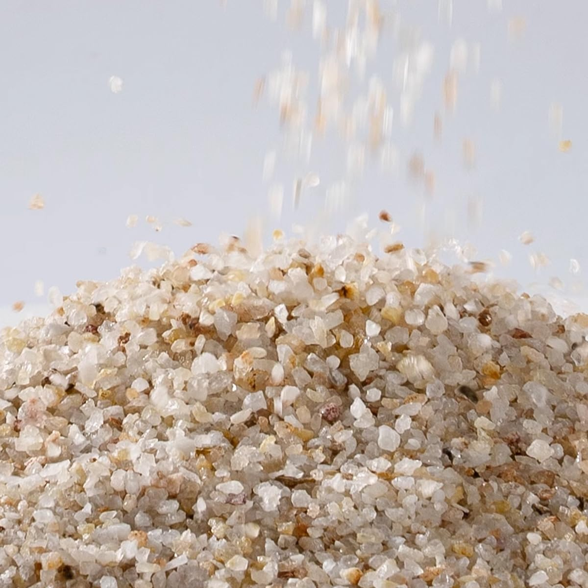 AIMALL Premium Natural Quartz Sand for Aquariums, 2-4Mm Fine Grain, Supports Plant Growth, Crystal-Clear River Stone for Freshwater Tanks, 3.3Lbs Bag