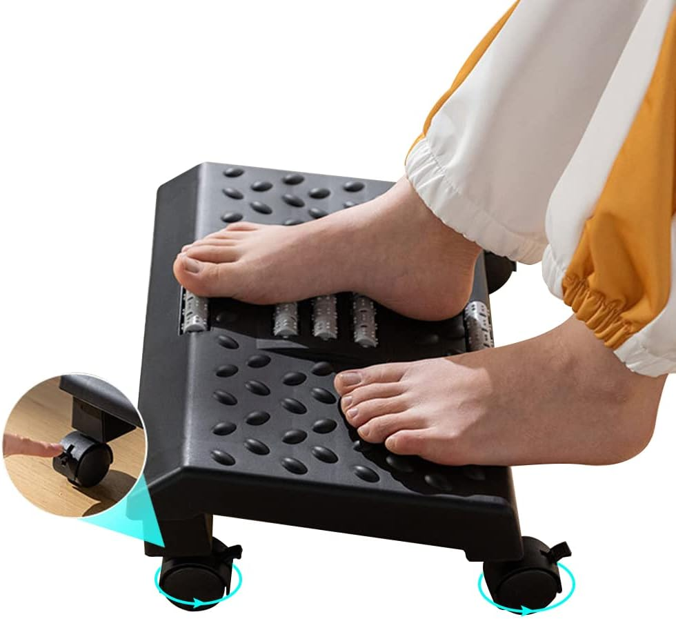 Foot Rest for under Desk (Black-C) image number 1