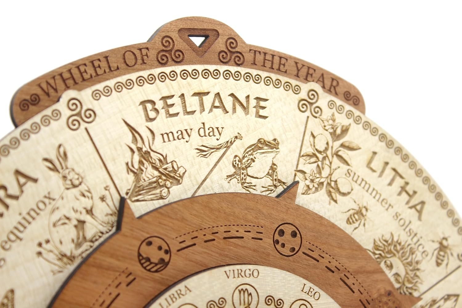 Bausatz Jahresrad / Heidnischer Jahreskreis: Wicca-Jahreskreis Mit St&auml;nder image number 1