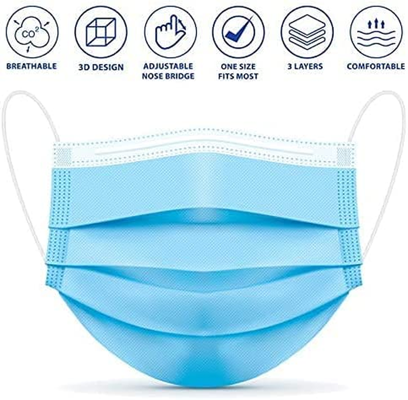 Medical Face Masks, Australian Made, Face Mask Disposable, Surgical Face Masks, ASTM, Level 3, Disposable Face Mask, 3 Ply Disposable Mask, Breathable Face Shield (50 PACK) image number 4