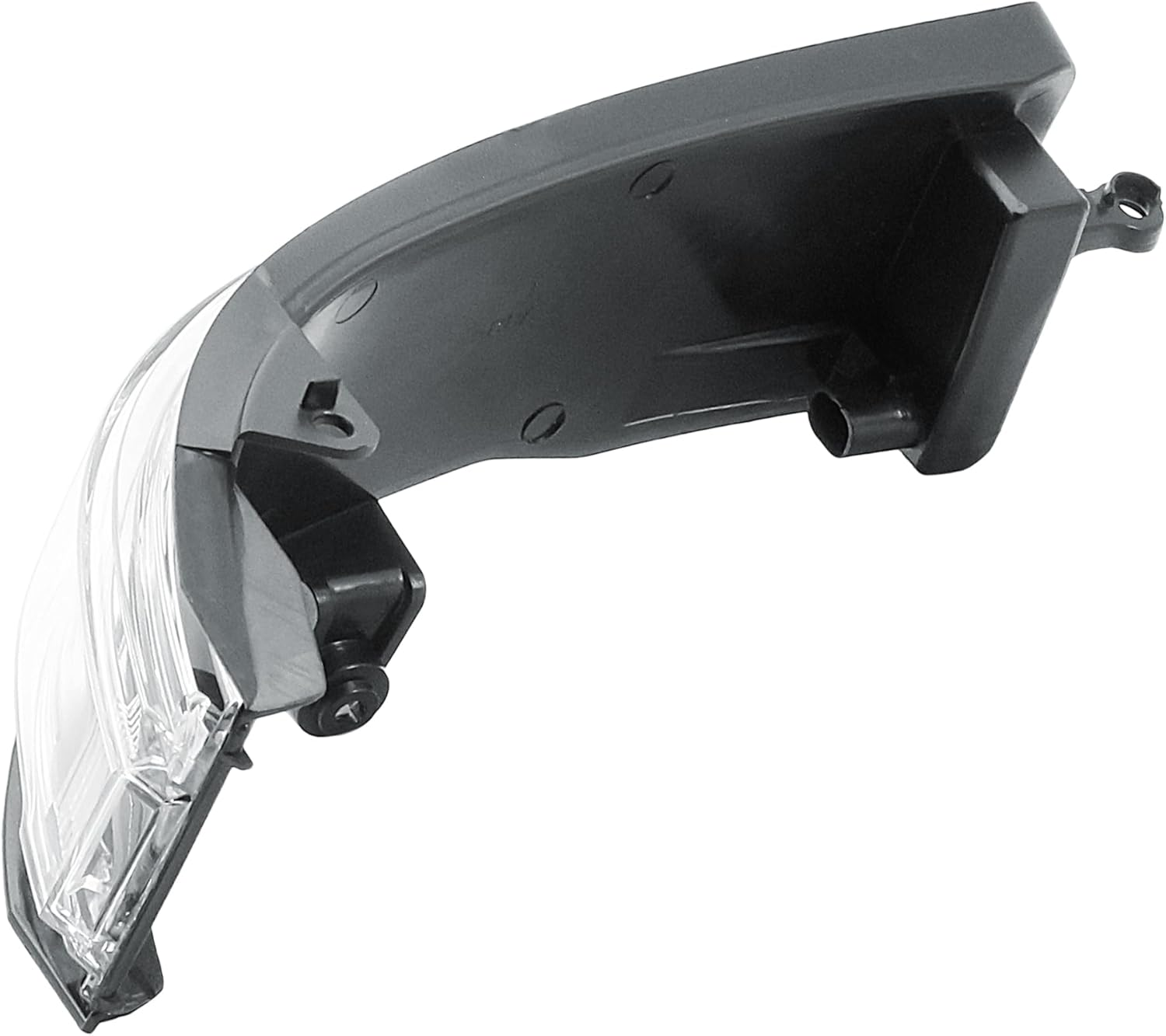 Replacement Driver Left Side Door Mirror Turn Signal Light Lamp Black Housing Indicator for RAM 1500 from 2019 to 2024