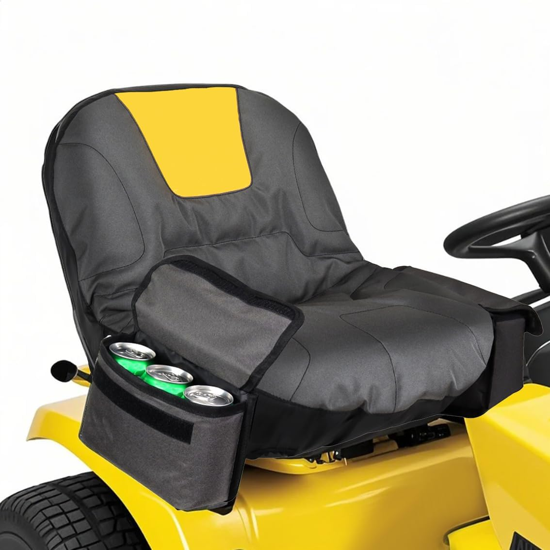 Lawn Mower Seat Cover for John Deere Riding Tractor Seat Cover,Compatible with Craftsman,Cub Cadet,Kubota(M)
