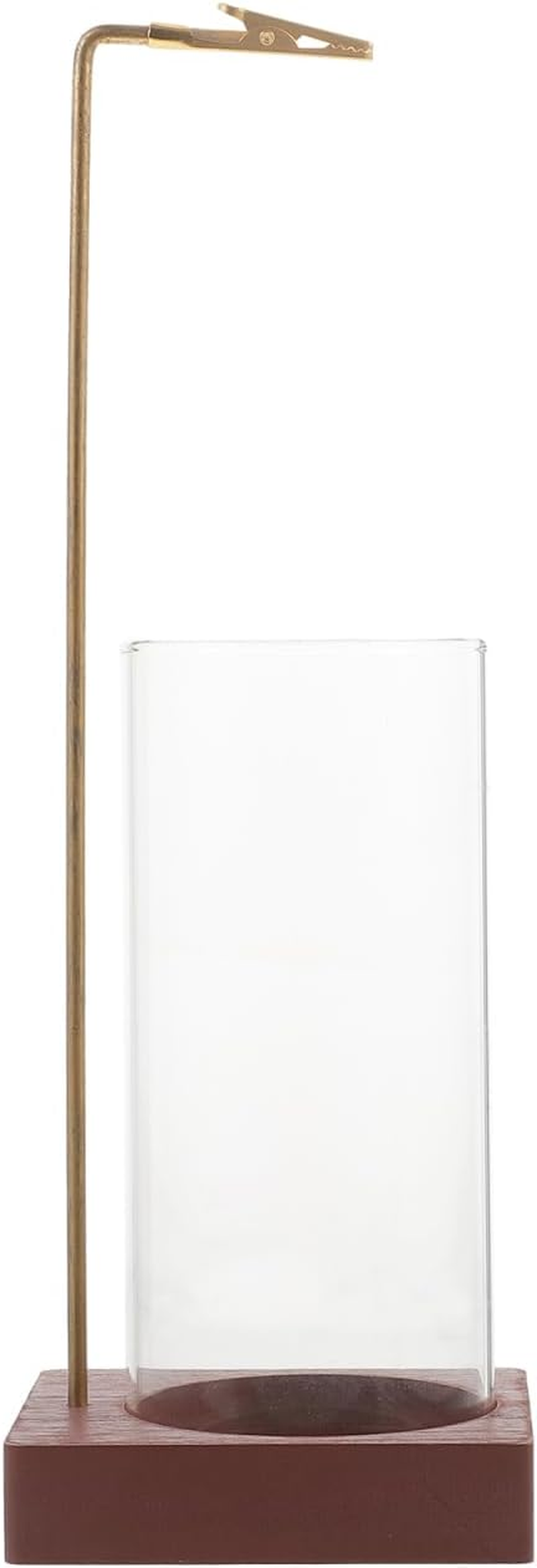 Luxshiny Wooden Incense Holder for Sticks, Upside-Down Stick Incense Burner with Glass Cover, Ideal for Yoga Spa Meditation and Home Decor image number 1