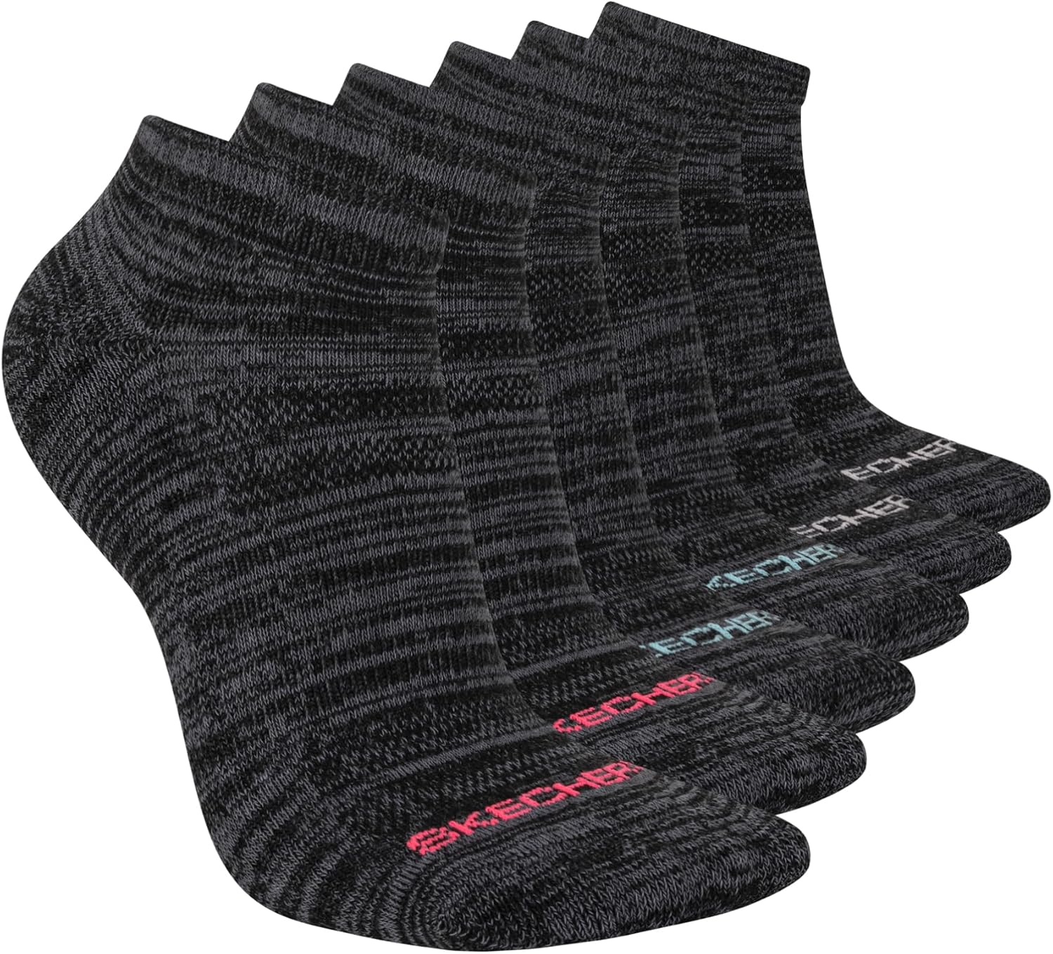 Skechers Women'S 6 Pack Low Cut Socks Running Socks