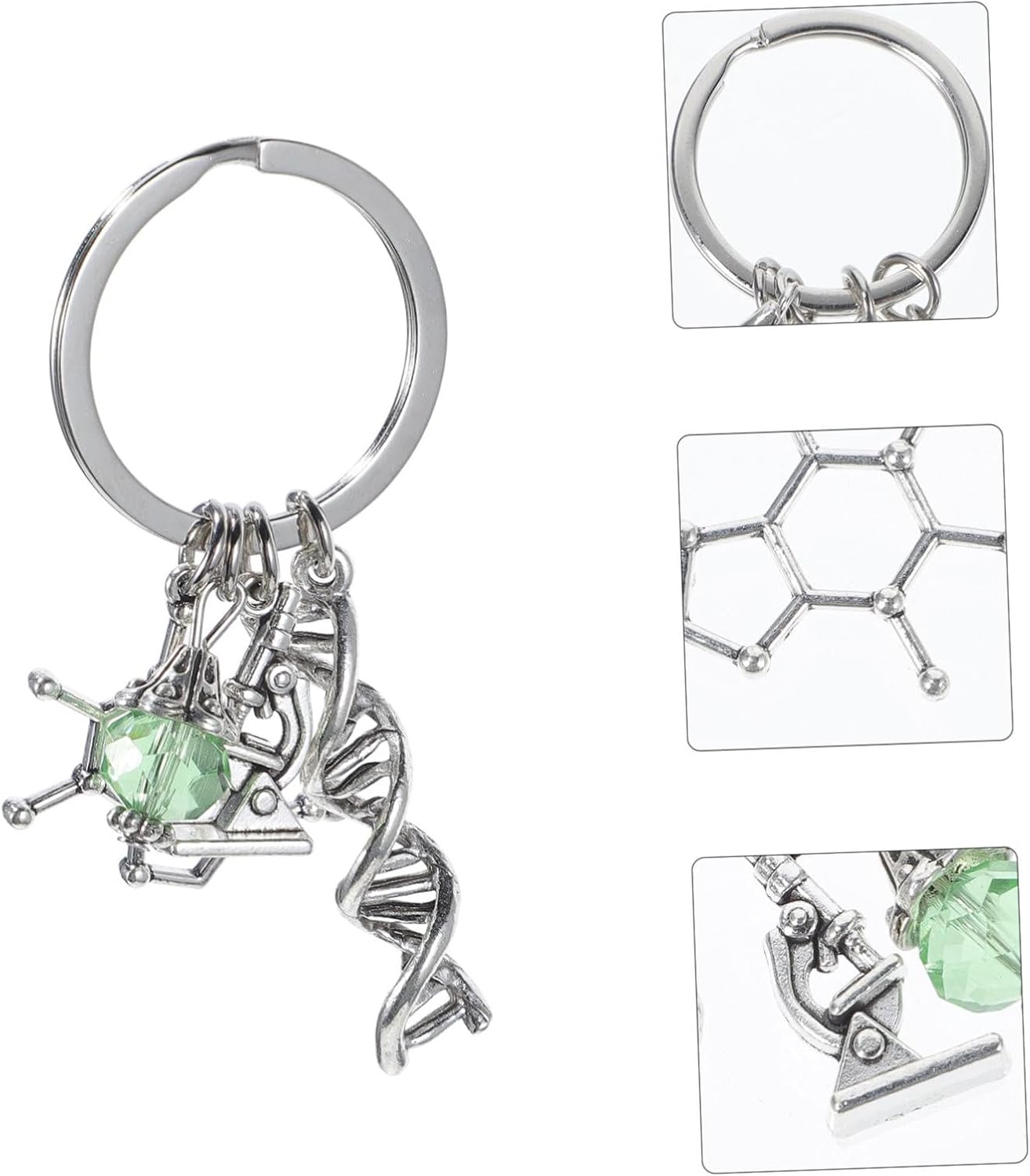 SHERCHPRY Chemical Keychain Unique Ear Jewelry Punk Ear Phone Purse Keychain Backpack Accessories Key Chain Charm Locket Colgantes Para De Mujer Phone Accessories Key Alloy image number 3