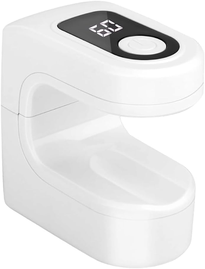 Tomedeks 1 X Mini UV Lamp for Gel Nails, Small UV Nail Lamp, Portable, 2 Timer Modes, Nail Dryer for Gel Nail Polish, Gel Nail Polish Dryer, White