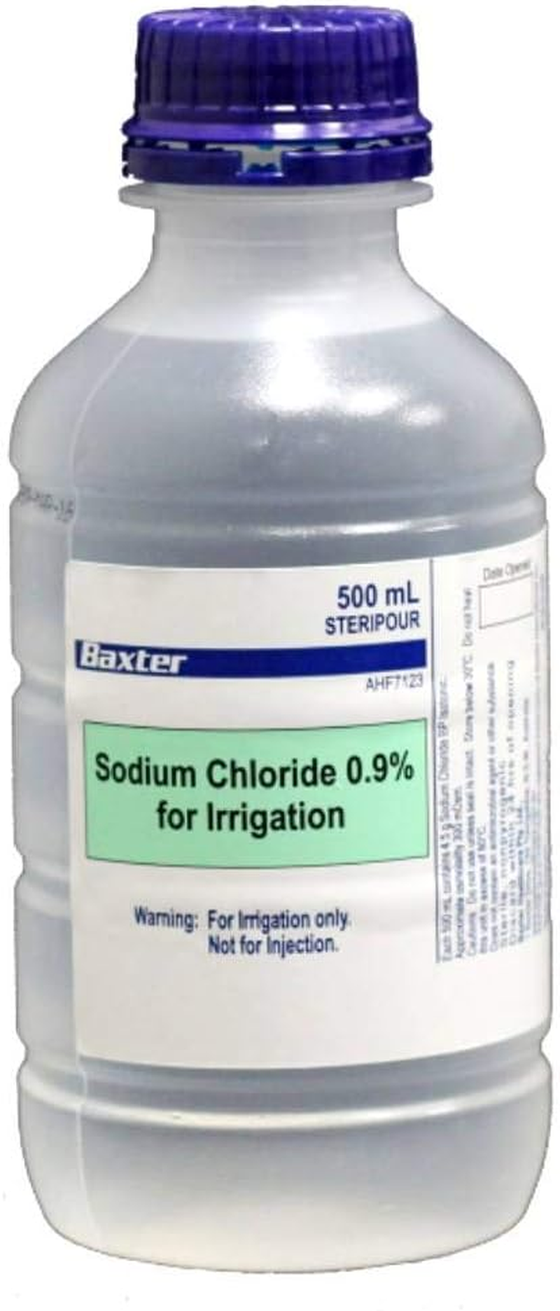 Baxter 0.9% Sodium Chloride for Irrigation Sterile, 500 Milliliters image number 1