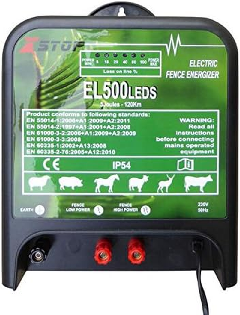 New 120Km Electric Fence Energizer Enegiser Charger 5J 240V Poly Wire Tape Posts image number 1