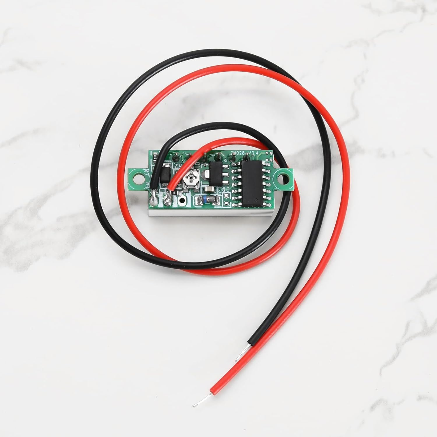 Emsea 5PCS Mini Digital Voltmeter with LED Display 2.5V - 30V Voltage Meter Voltage Measurement Module Voltage Tester Detector for Automobile Batteries image number 2