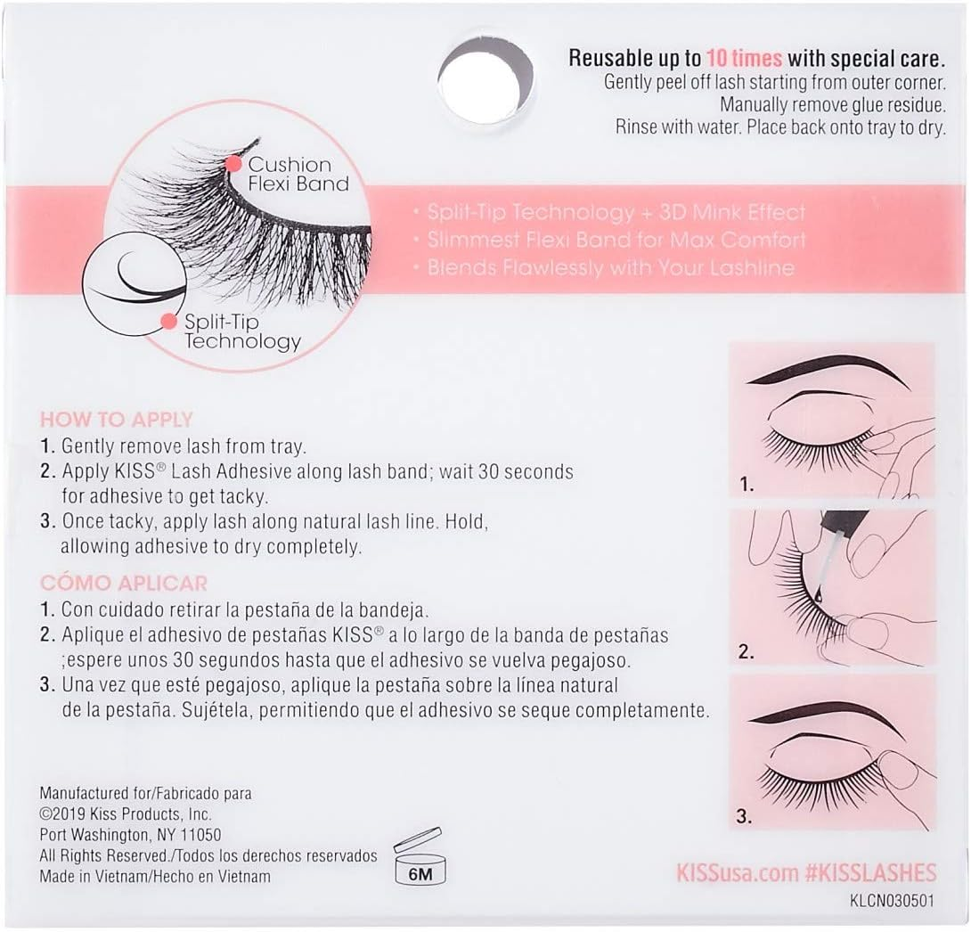 Kiss Lash Couture Naked Drama Chiffon (Pack of 2) image number 1