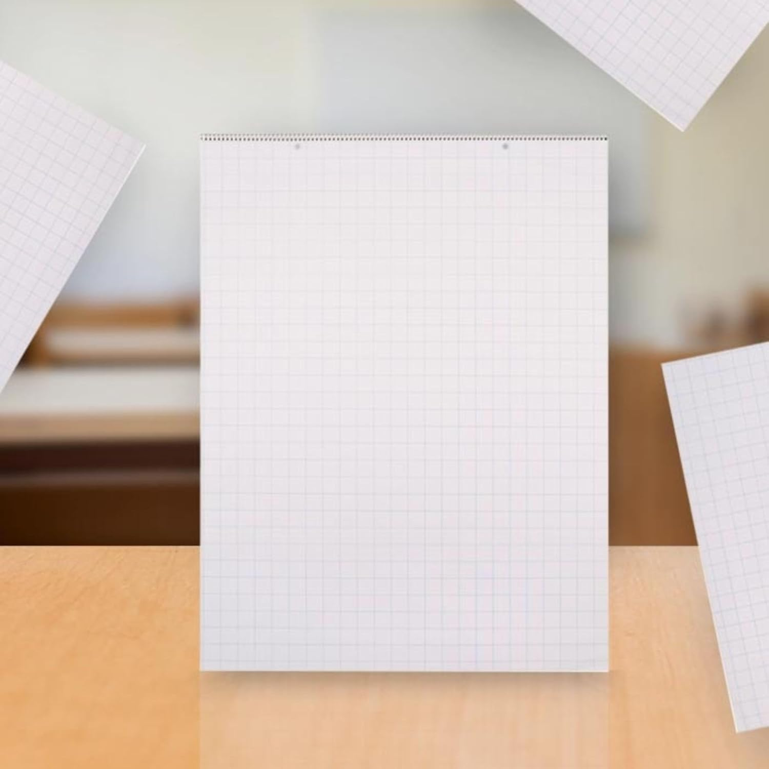 School Smart Chart Table Pad, 24 X 32 Inches, 1 Inch Grids, 25 Sheets image number 4