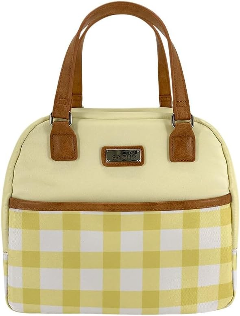 Sachi 'Style 237' Insulated Cali Lunch Bag - Daffodil Gingham image number 3
