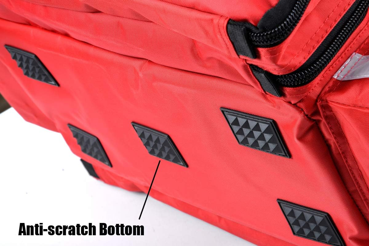 Aurelius Large Capacity First Aid Responder Bag Empty EMT Trauma Bag,Emergency Supplies Not Included (Longer) image number 4