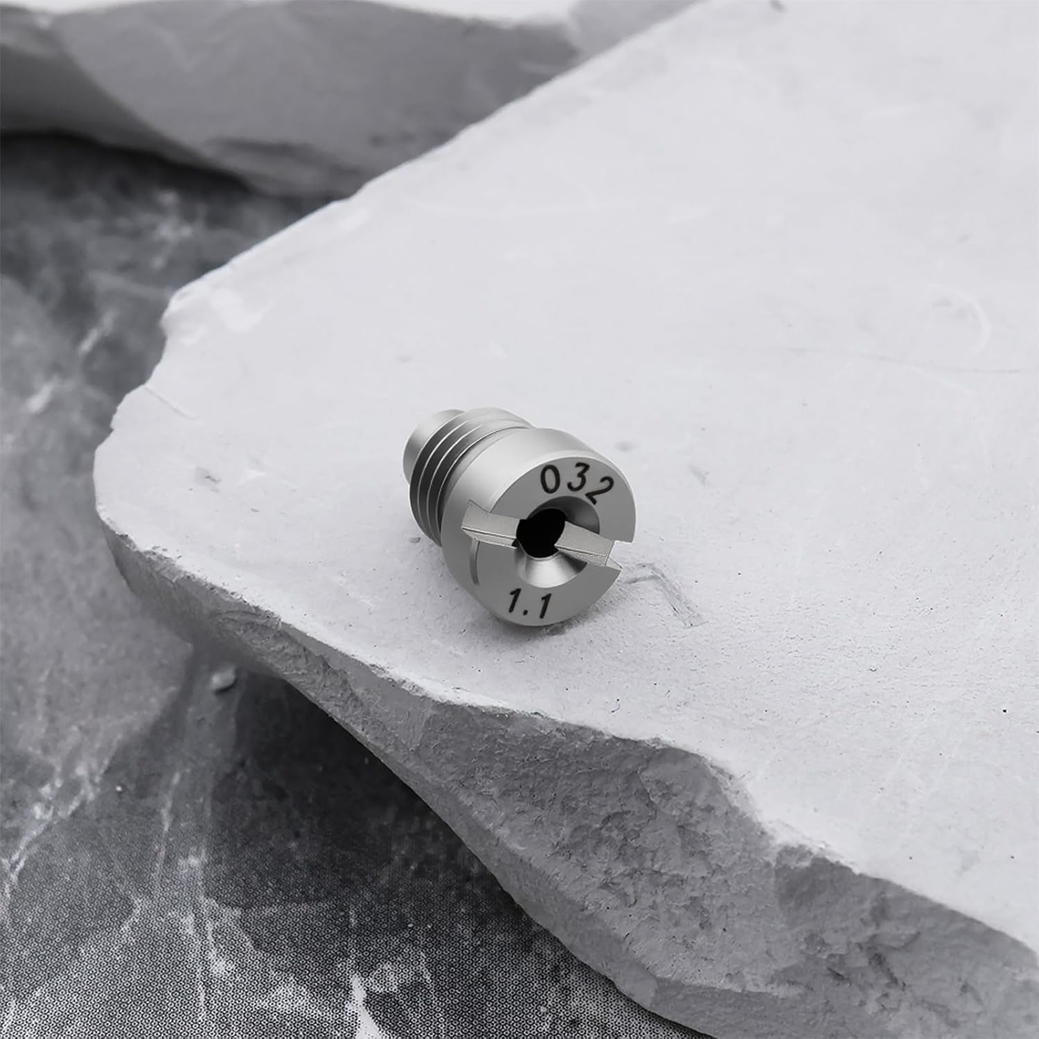 Create Idea 2Sets 1.1 Mm 3000PSI Foam Cannon Orifice Nozzle with Foam Maker Cleaning Needle for Snow Foam Lance image number 4