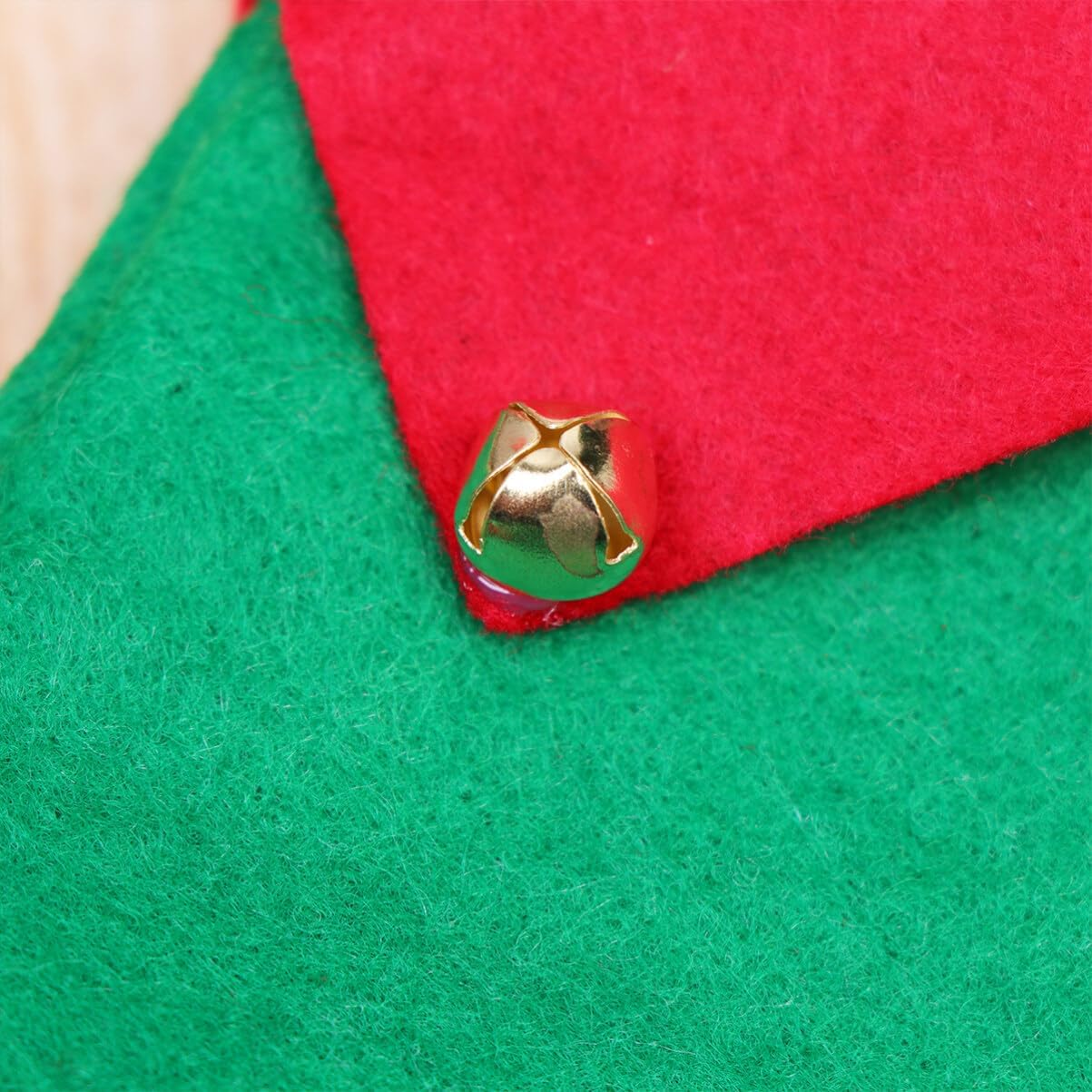 ABOOFAN 1Pair Shoes Funny Christmas Clown Shoes Bells for Holiday Parties Cosplay and Festive Photo Props Adorable Decorative Footwear for Christmas Celebrations image number 6