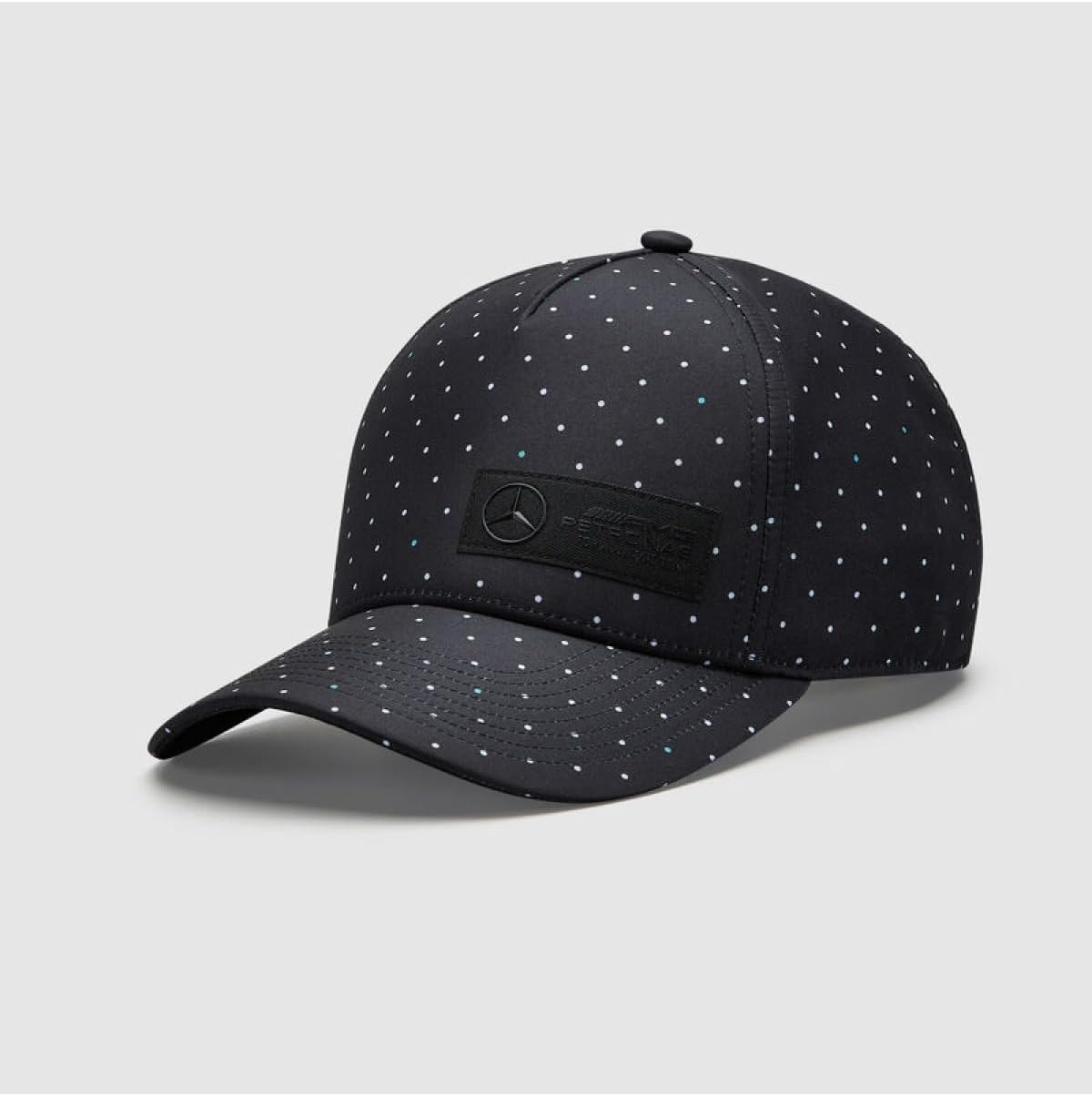 Mercedes AMG Petronas Formula One Team - Polka Dot Hat - Black - Unisex - Size: One Size, Black image number 4
