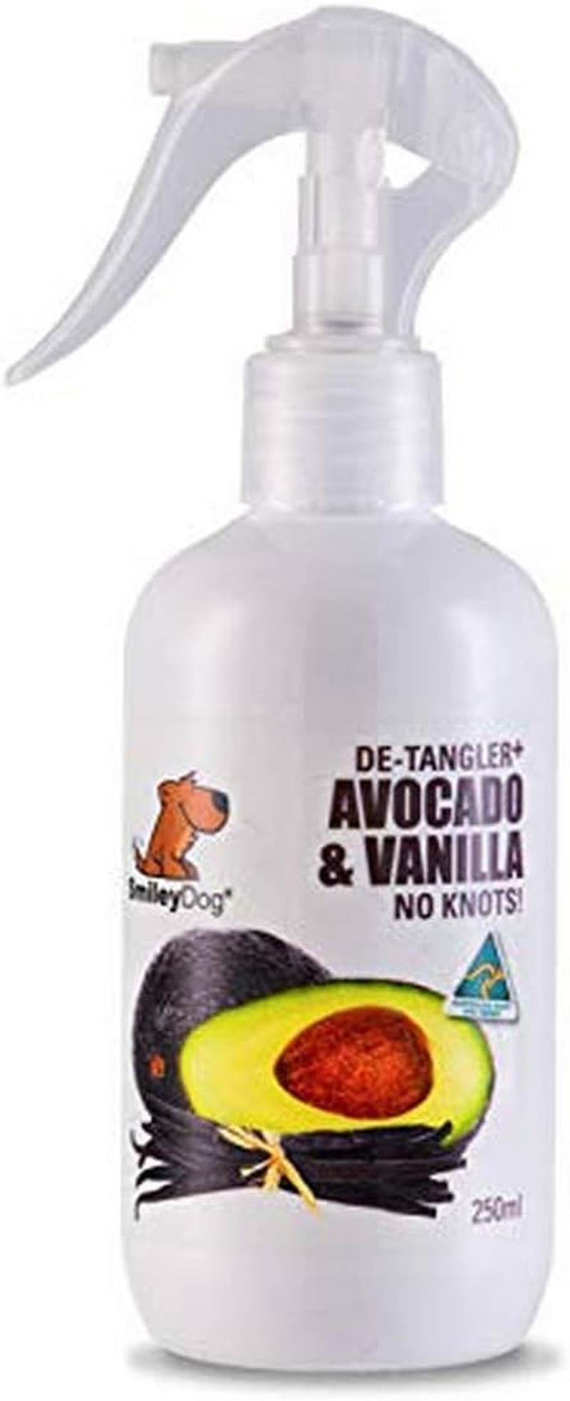Smiley Dog Natural Avocado & Vanilla De-Tangle Spray, 250 Ml image number 1