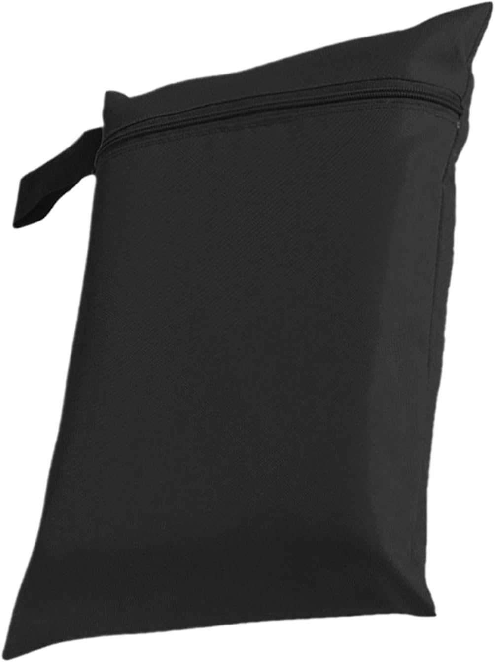 G&eacute;n&eacute;rique Wet Clothes Bag, Waterproof Diaper Pouch, Reusable Lightweight Zipper Closure, Oxford Cloth Water-Resistant Storage, Swimming Camping Travel, 8.66 X 13.78 Inches, Black, 1 Pack, Multicolored