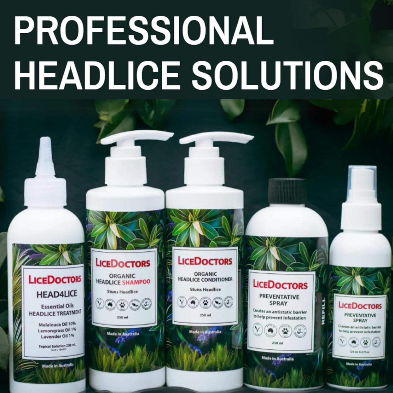 Lice Doctors Organic Lice Shampoo &ndash; Post-Treatment Scalp Cleanser | Sulphate-Free & Gentle | Soothes Itchy Scalp | Australian Made | 250Ml