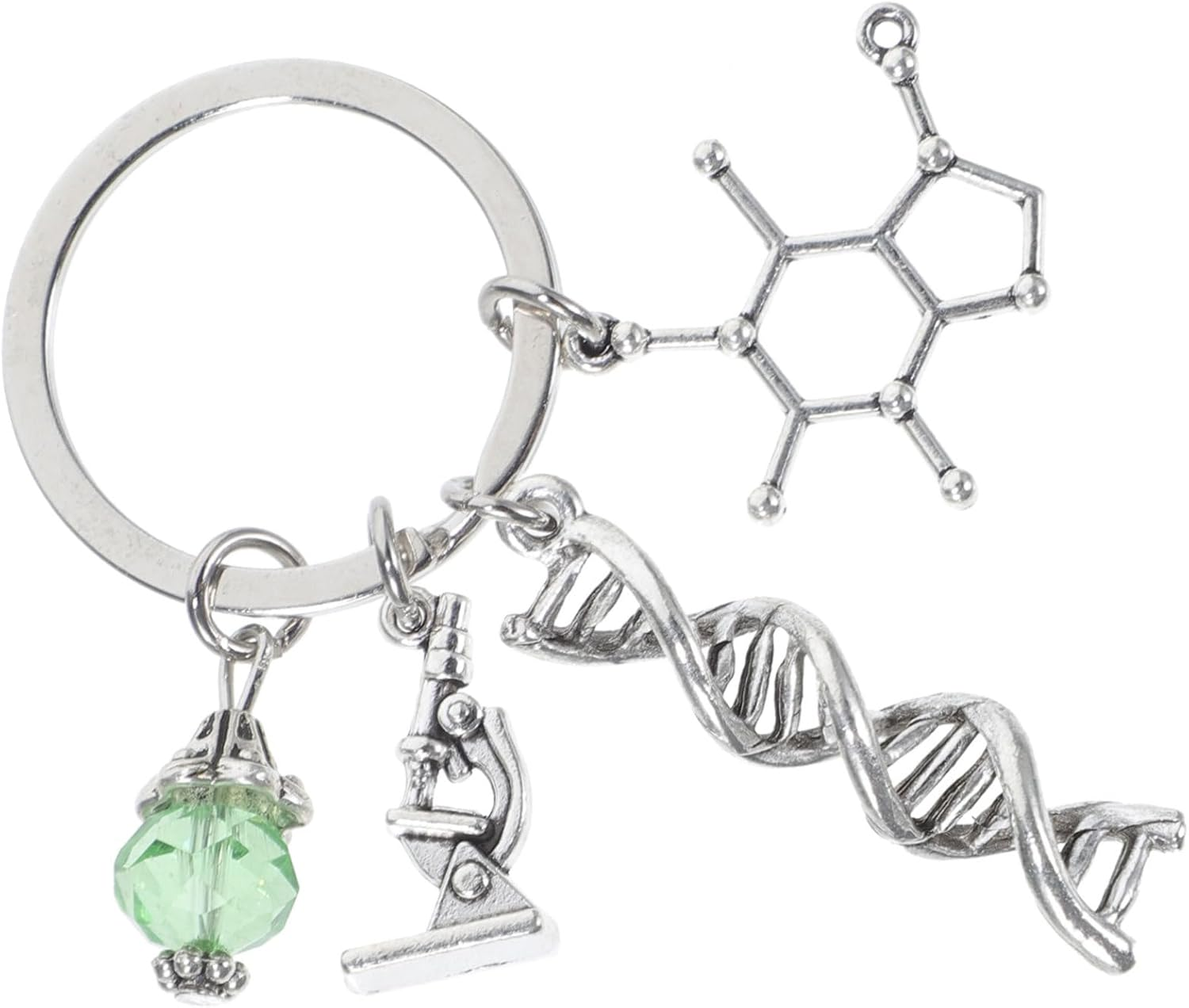 SHERCHPRY Chemical Keychain Unique Ear Jewelry Punk Ear Phone Purse Keychain Backpack Accessories Key Chain Charm Locket Colgantes Para De Mujer Phone Accessories Key Alloy image number 4