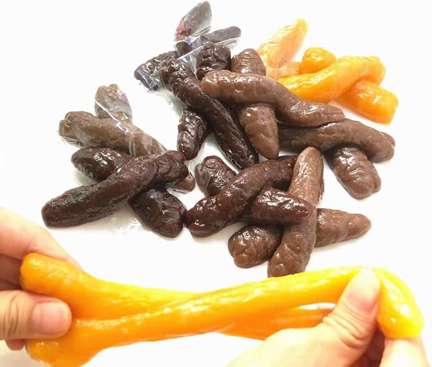 Fake Poop - Realistic Prank Poop Toys with Drawstring Bags | Novelty Joke Toy for Gags and Tricks | Prank Gifts for Halloween, April Fools' Day, and Party Supplies image number 3