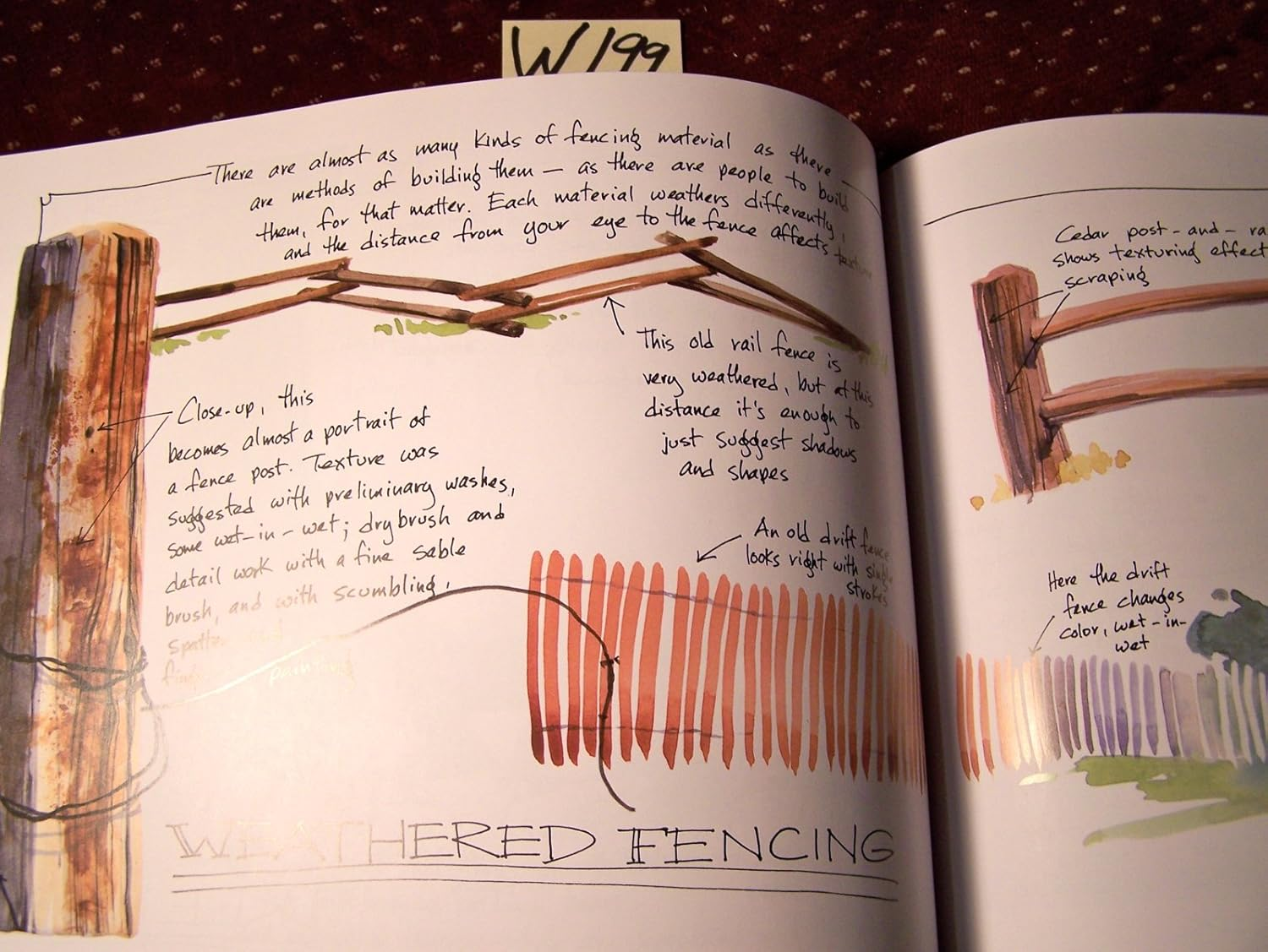 Creating Textures in Watercolor