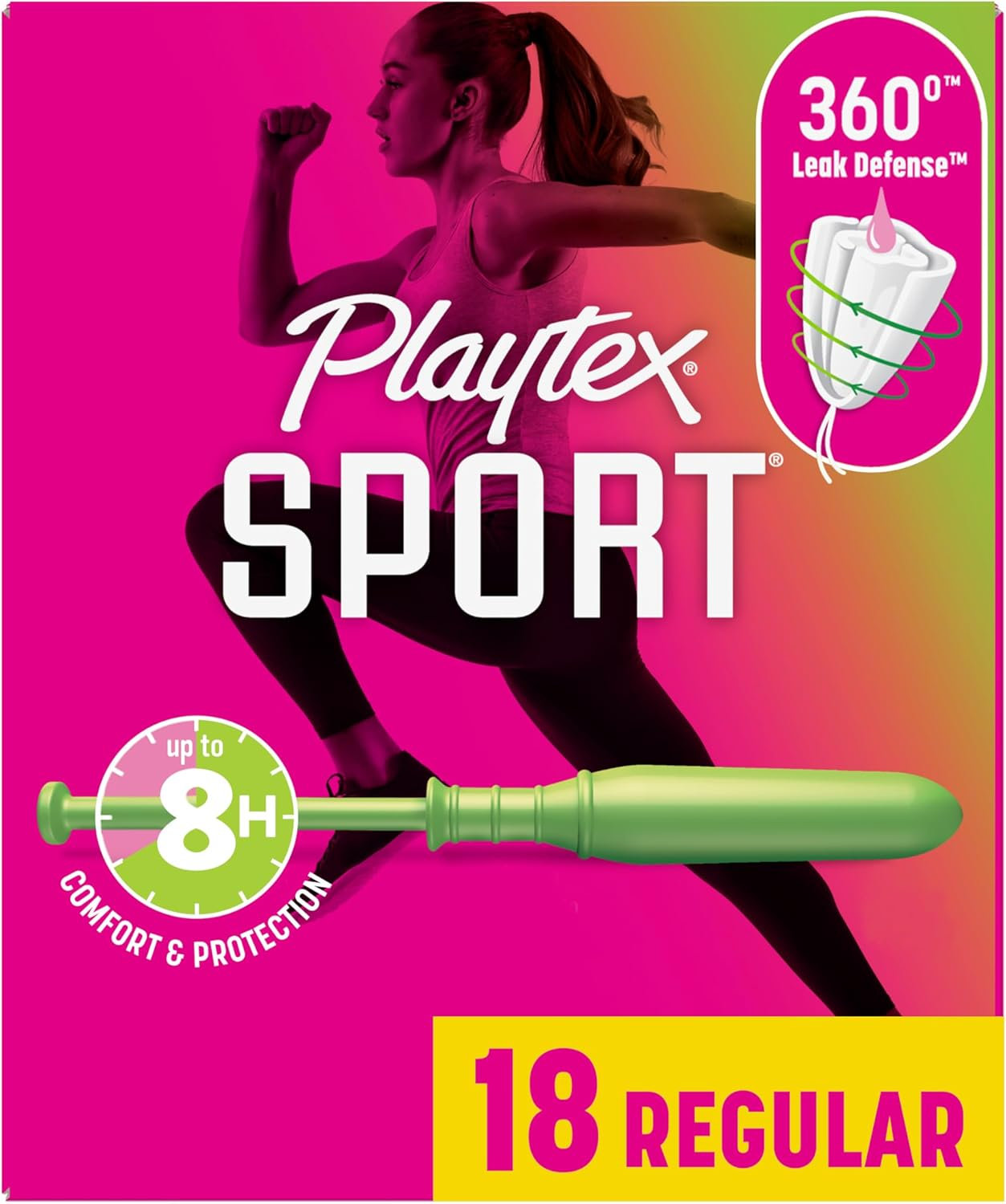 Playtex Sport Tampons with Flex-Fit Technology, Regular, Unscented - 18 Count image number 4