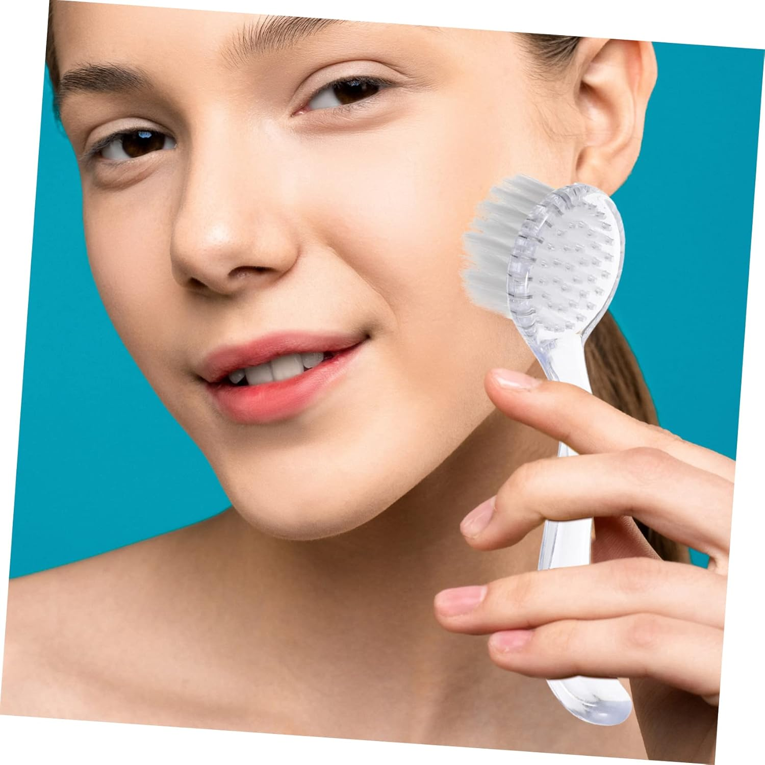 6Pcs Manicure Brush Fingernail Brush Tool Nail Cleaner Compact and Comfortable image number 1