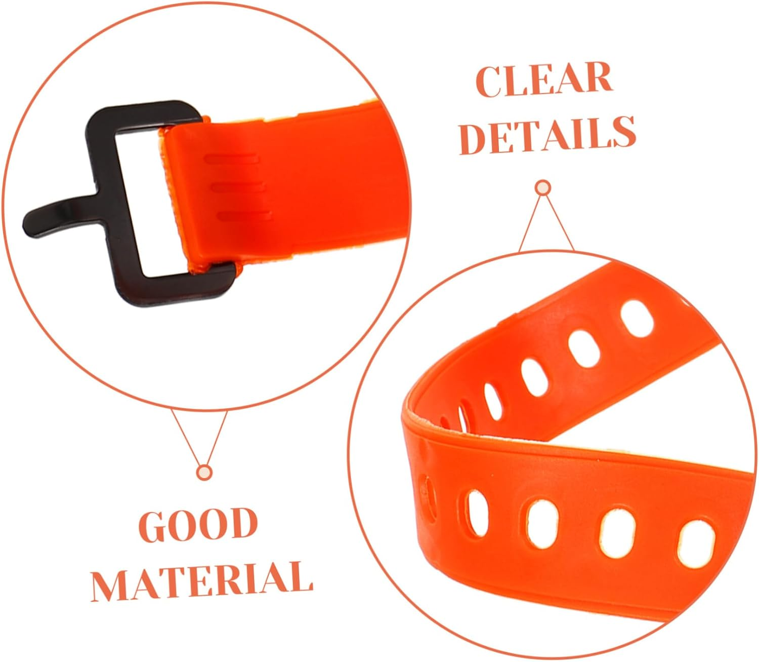 GOOHOCHY Camping Buckle Straps Heavy Duty Luggage Straps Rubber Tension Bag Luggage Fixing for Outdoor image number 5
