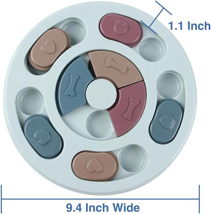 CENPEK Dog Puzzle Game Feeder Dog Game Education Intelligence Dog Puzzle Game Dog Game with Non-Slip Slow Feeder Puzzle Bowl for Puppies Pets