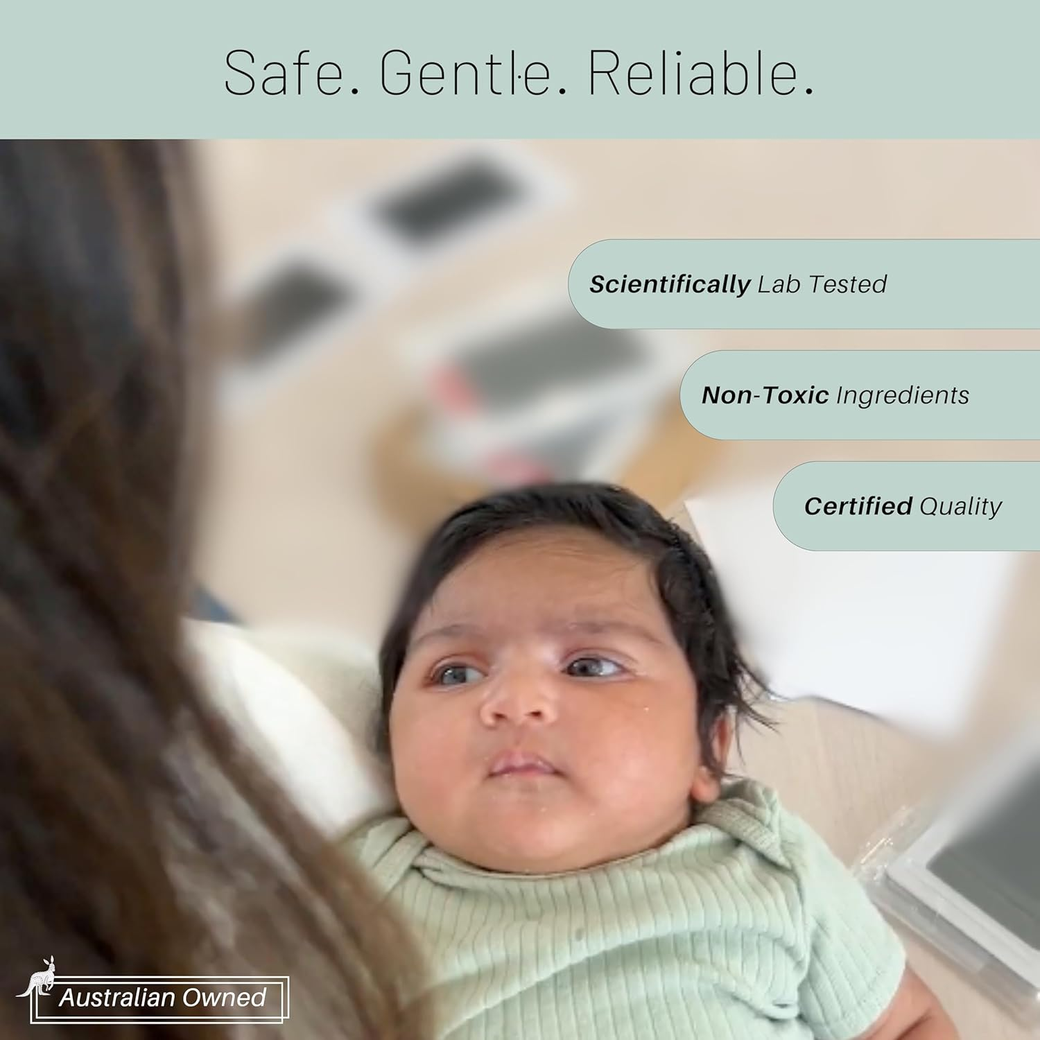 4-Pack Inkless Hand and Footprint Kit-Safe Ink Pad for New Born Baby Hand and Footprint Kit-Baby Essentials for Newborn-Baby Foot Print Kit-Pet Paw Print Kit-Mess Free Ink Pad for Cat Paw Dog Paw image number 3