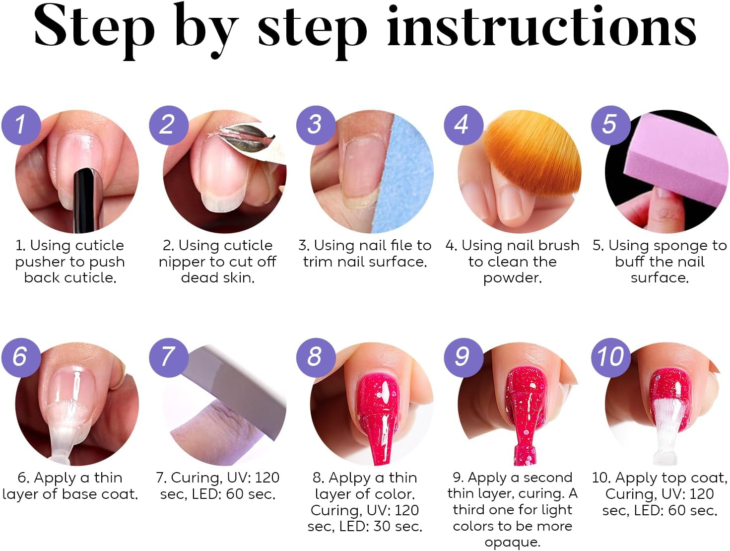 Nicedeco Temperature Color Changing Chameleon Gel Nail Polish Soak off LED U V 15Ml-01 Cruelty-Free & Vegan - Tc02 image number 2