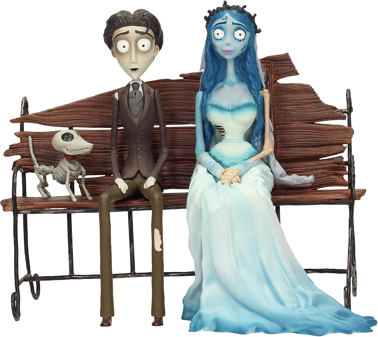 Corpse Bride - Victor and Emily on Bench 1:10 Scale Figure Set image number 5