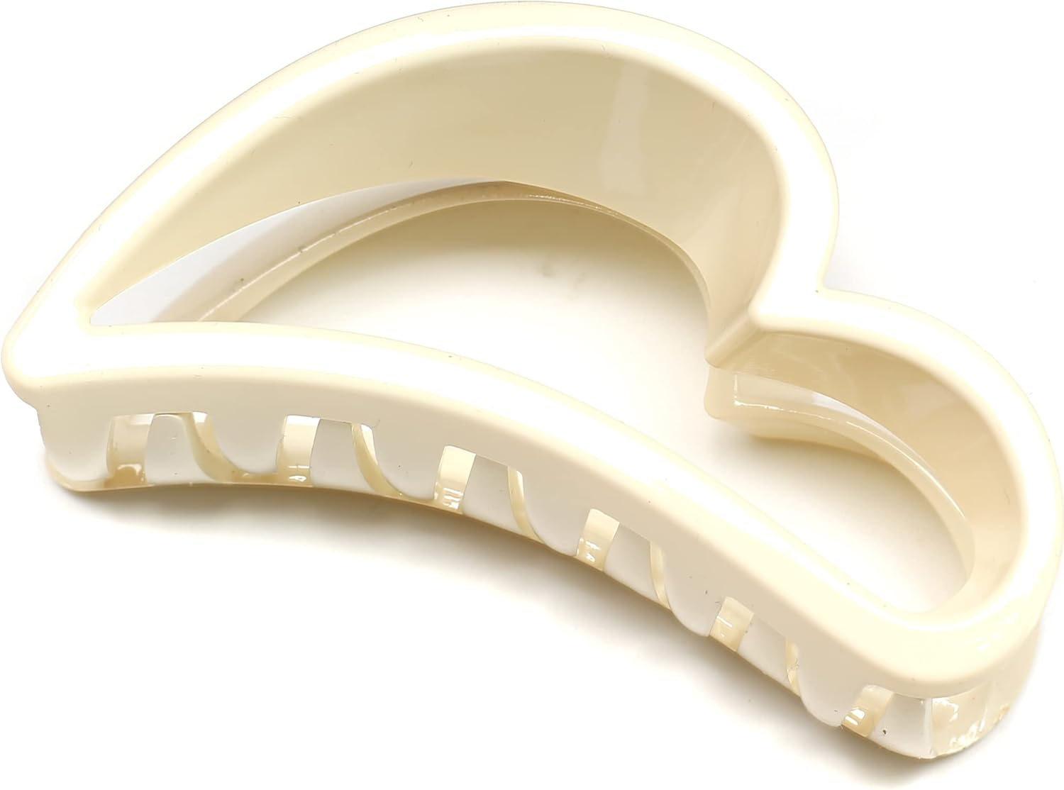 Large Love Hair Clip Beautiful Women'S Hair Clip Headpiece Elegant Hair Accessory (Light Orange)