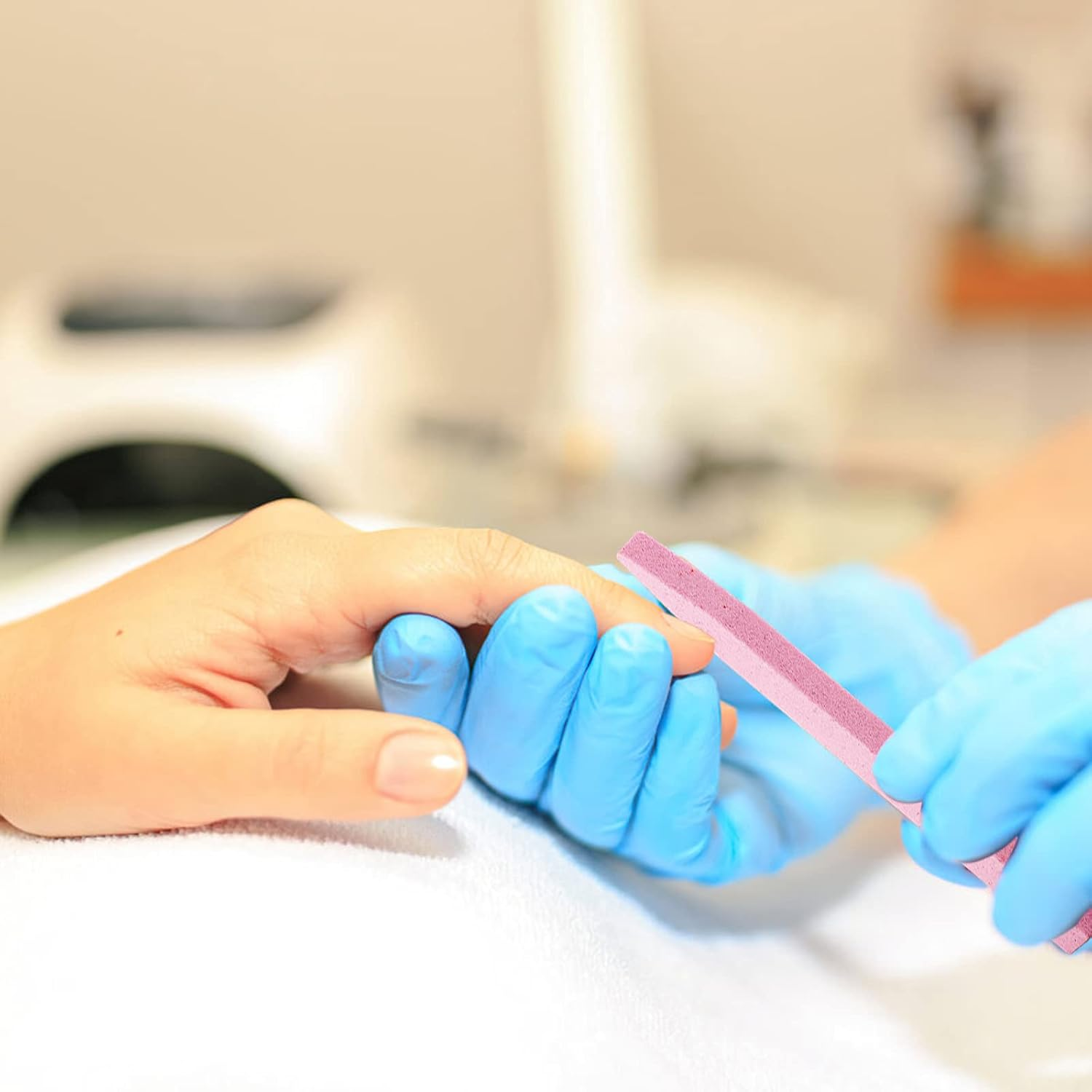 Acycoin2A 5PCS Pumice Stone Nail Art File Nail Cuticle Pusher Trimmer Pedicure Manicure Buffing Tool image number 2