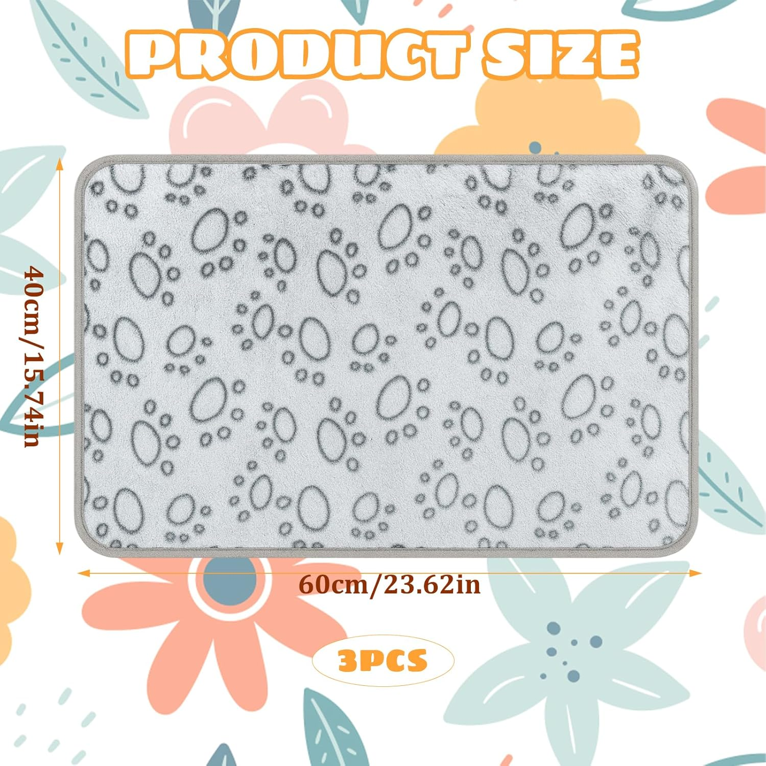 Ycelon Cat Blanket, Pack of 3 Fluffy Dog Blankets, Soft Pet Blanket for Small Dogs and Cats, 40 X 60 Cm, Ideal for Sofa, Car and Cage image number 6