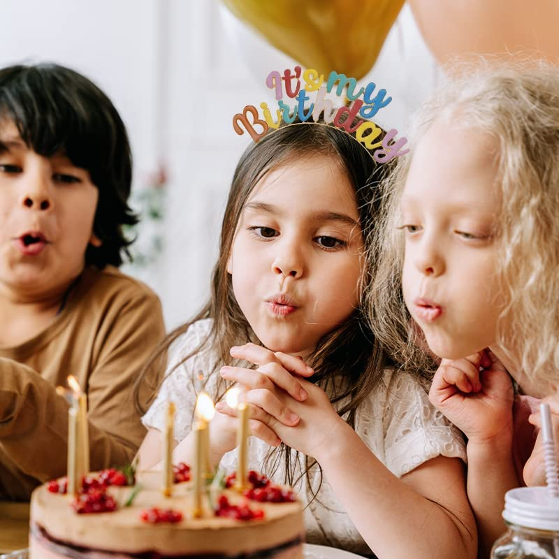 Happy Birthday Tiara for Women It'S My Birthday Headband for Girls Birthday Party Headpiece Hair Accessories for Daughter Sister Best Friends Birthday Gifts image number 1