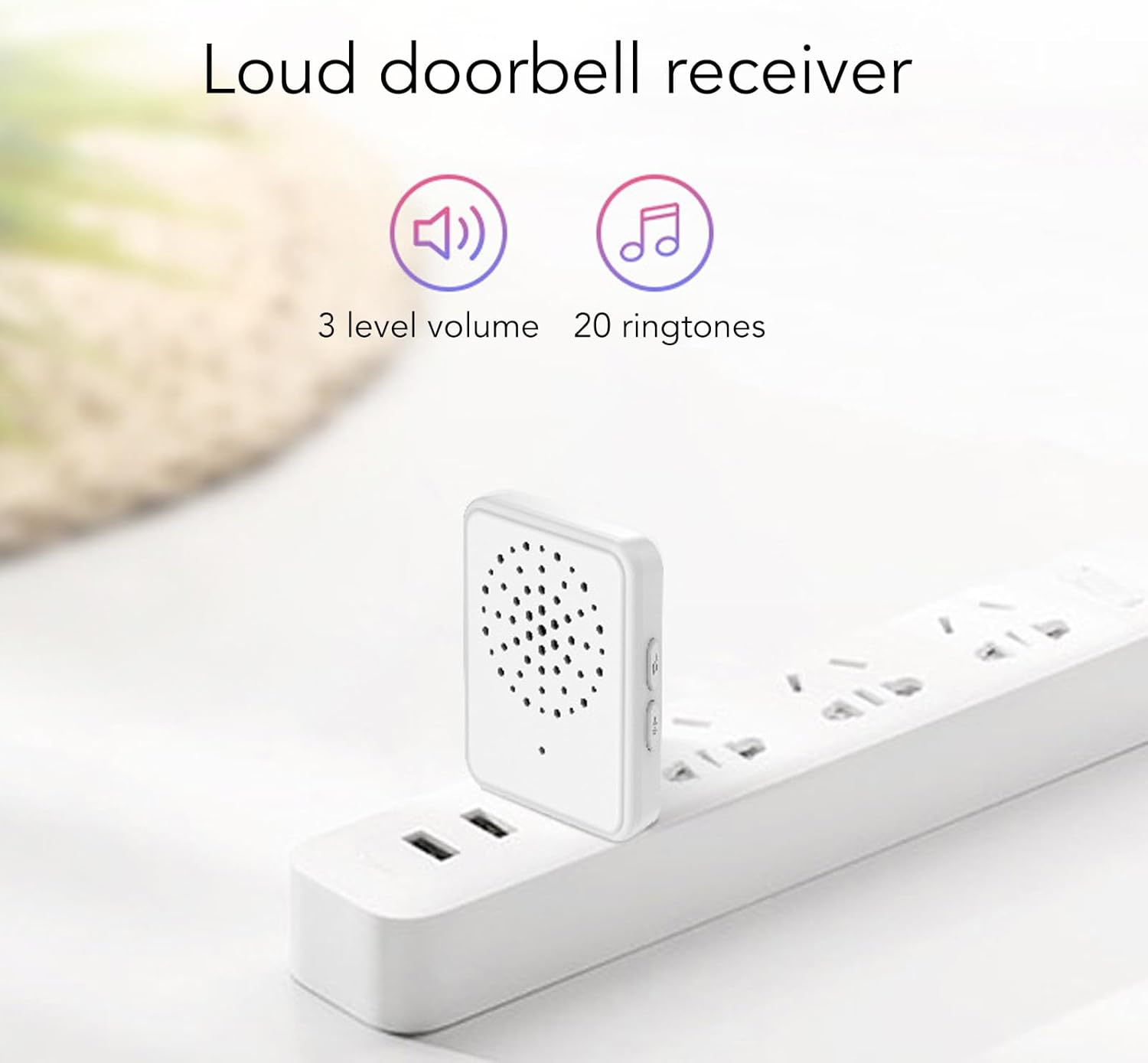 Video Doorbell Wifi Wireless Doorbell Camera with Chime, 1080P HD Night Vision 2 Way Audio 90&deg; Wide Angle Home Security Camera System, Supports Cloud Storage, Easy Installation image number 1