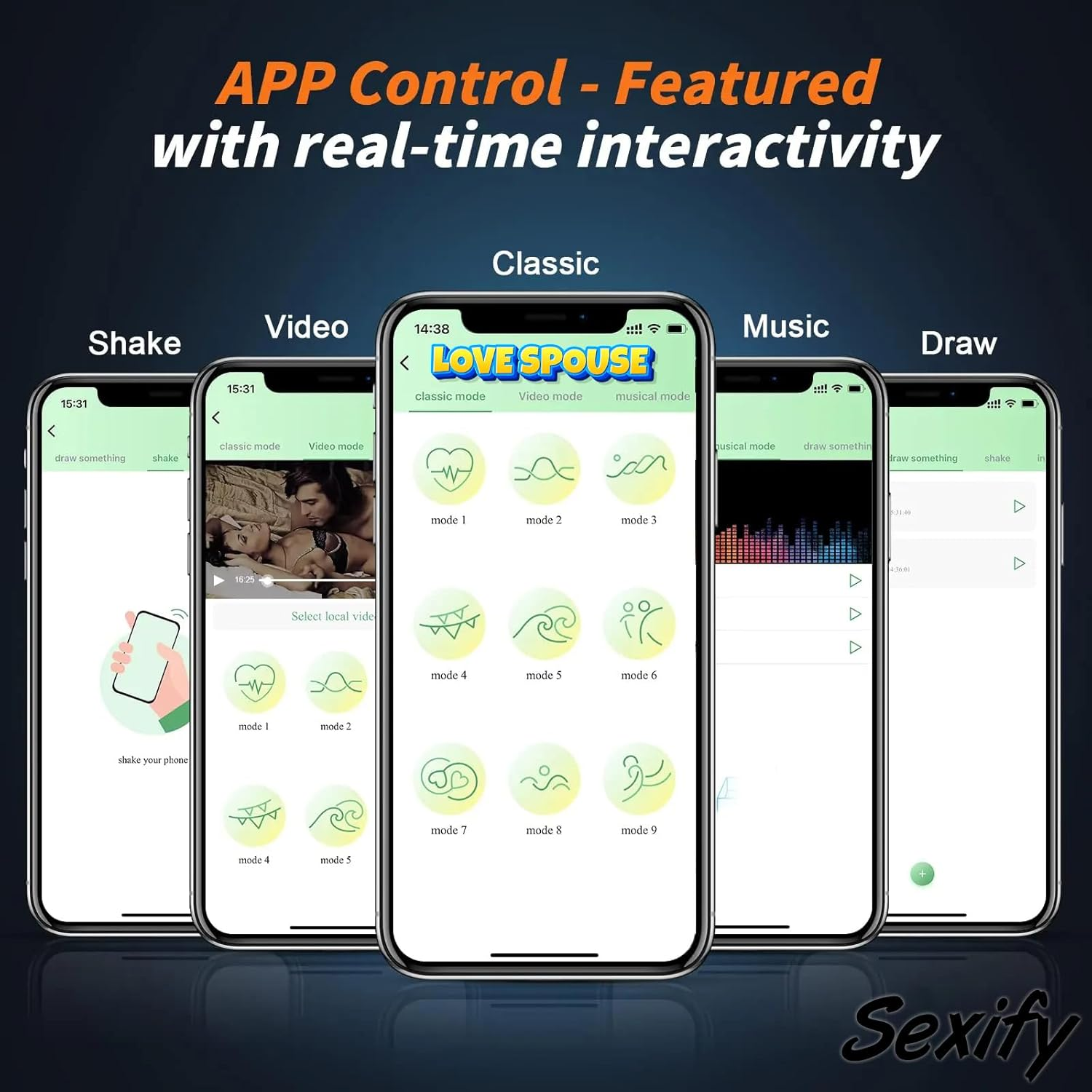 Thrusting Anal Vibrator Prostate Massager &ndash; Dual Cock & Scrotum Ring Anal Toy Butt Plug with Thrust & Vibration Modes, App Control Anal Male P Spot Telescopic Prostate Massager Dildo for G-Spot Men Couples Waterproof Adult Sex Toy image number 5