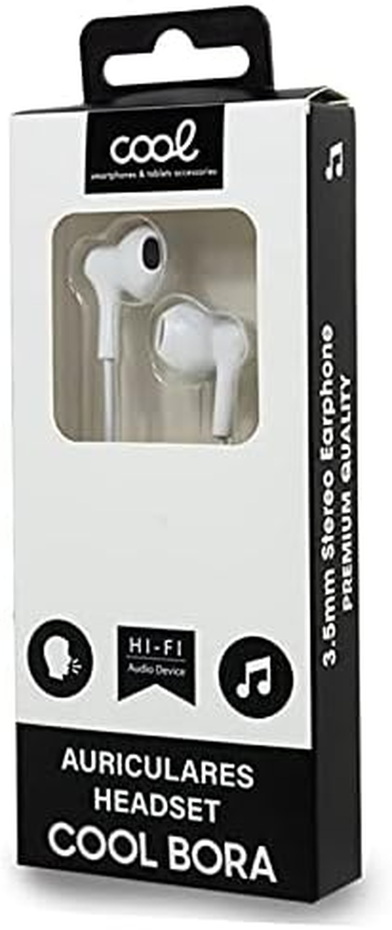 3.5Mm Cool Stereo Headphones with White Microphone image number 2