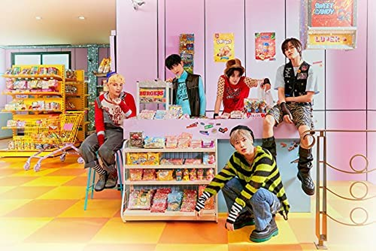 TXT Chaos Chapter : Fight or Escape 2Nd Album Repackage Fight Ver Cd+88P Photobook+24P Lyric+1P behind Poster+1P Card+2P Sticker+1P Post+1P Ar+1P Os+1Ea Cut-Out Board+Tracking image number 1