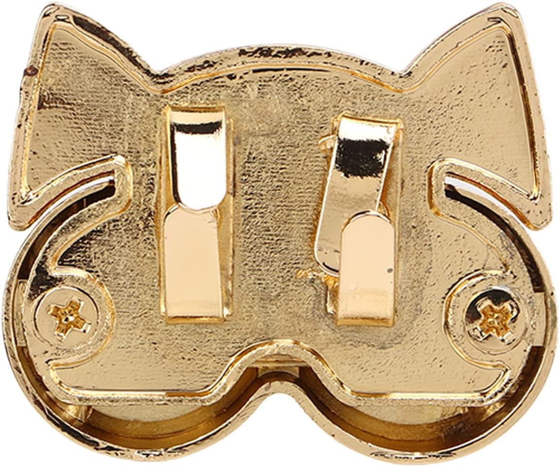 Outdoorm 3Pcs Thumb Purse Lock Owl Shape Alloy Material Decorative DIY Bag Making Supplies for Suitcases Leather image number 1