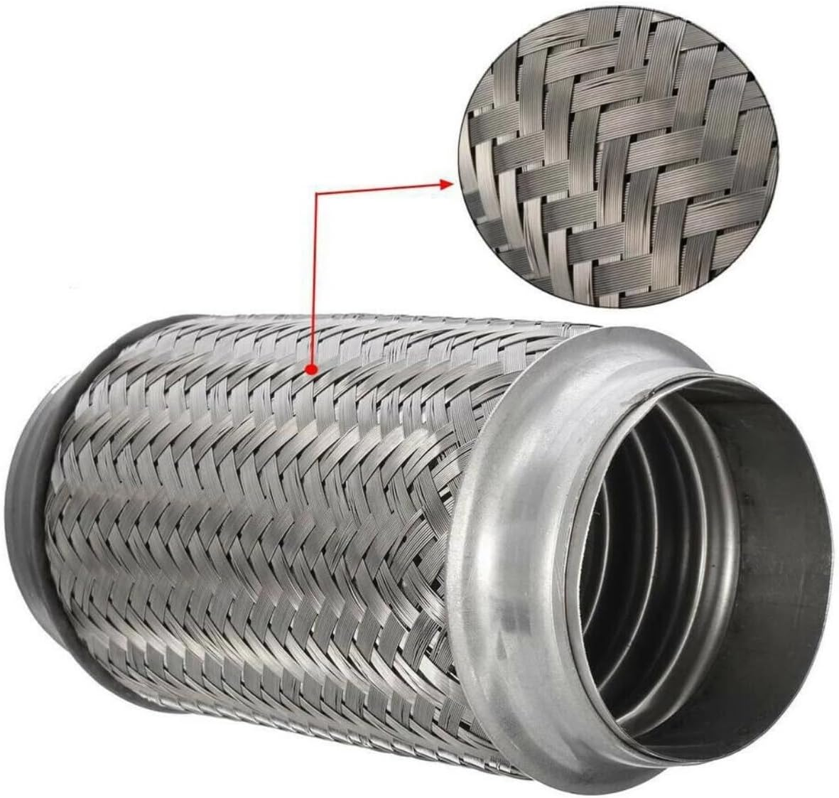 32Mm 36Mm 38Mm 39Mm 43Mm 45Mm 51Mmautomobile and Light Truck Exhaust Pipe Soft Connection Muffler Damping Hose Corrugated Pipe(32Mmx160Mm) - 32Mmx200Mm image number 2