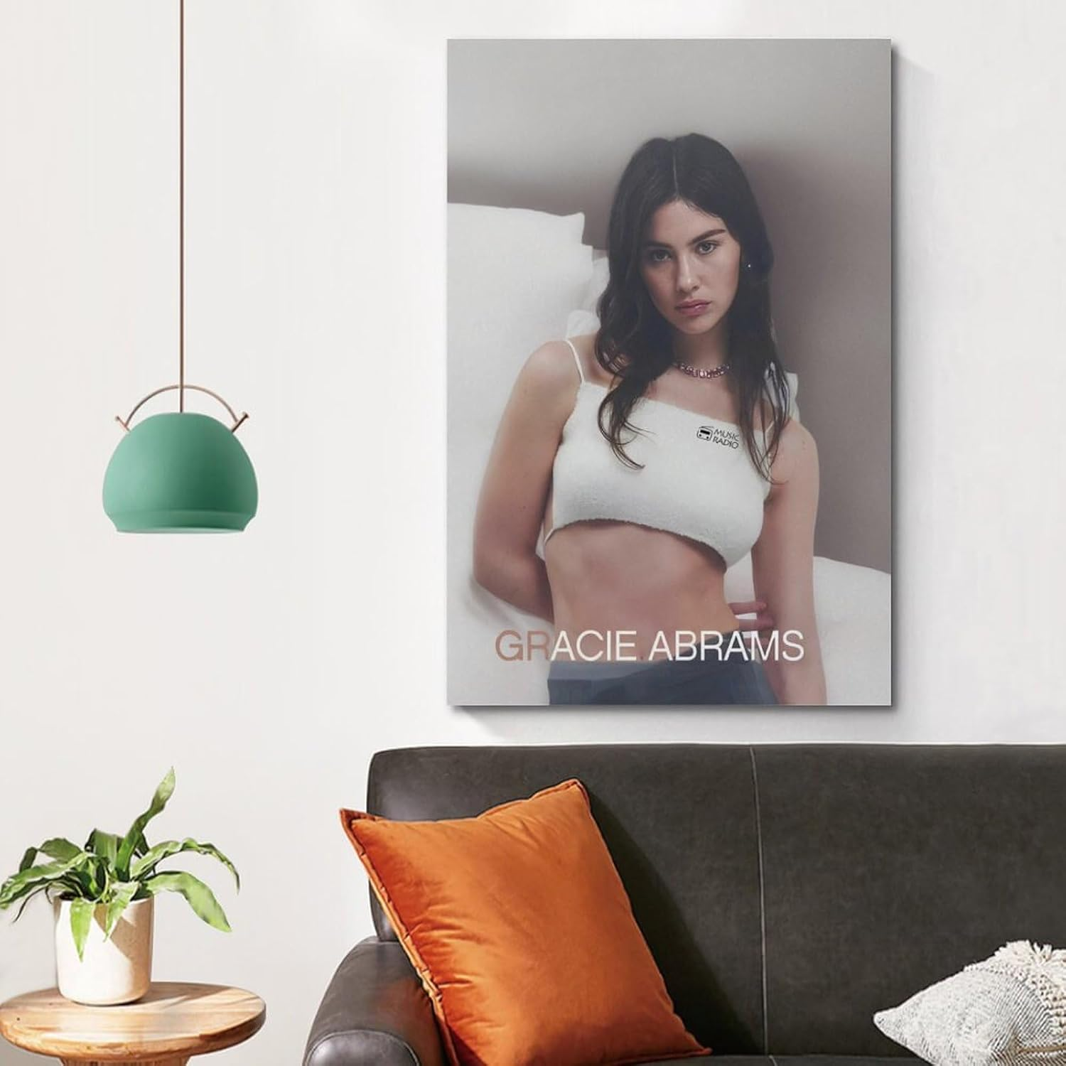 Gracie Abrams_0 Gracie Abrams Poster Poster Canvas Painting Wall Art Picture Home Decor Print for Bedroom Living Room Dorm Study Bar Office 16X24Inch(40X60Cm) Unframe-Style