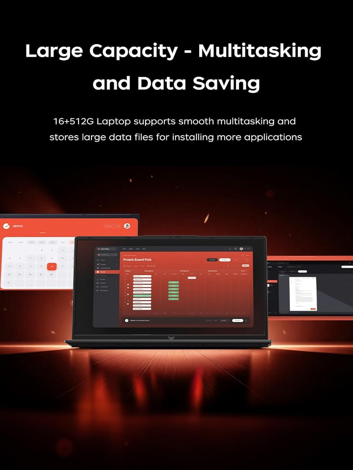 Laptop, 16" Gaming Laptop Witn AMD Ryzen 7 7730U(8C/16T, up to 4.5Ghz), 16GB RAM 512GB Nvme SSD Windows 11 Pro Laptops Computer, Radeon RX Vega 8 Graphics, Wifi 6, TX16PRO image number 1