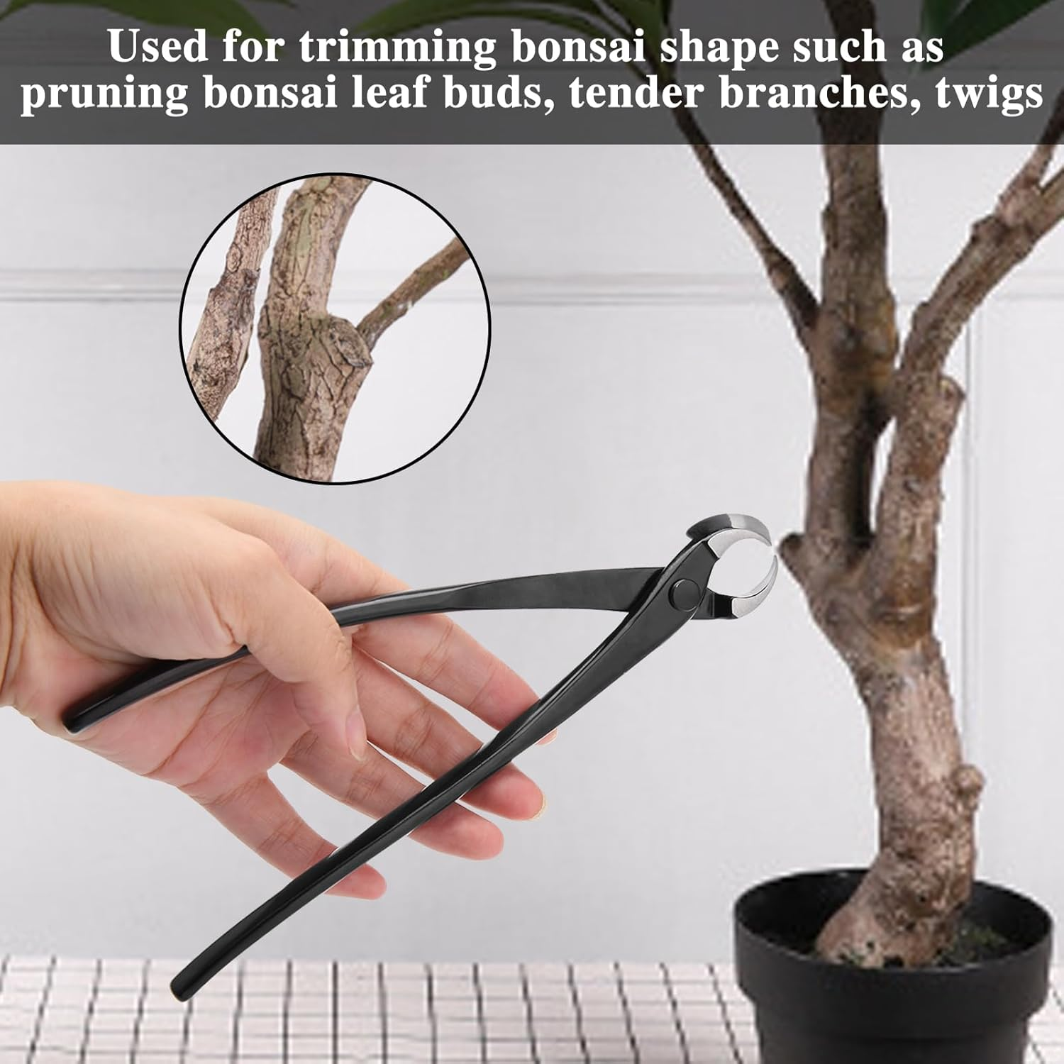 SPEEDWOX Concave Cutters and Spherical Knob Cutters Bonsai Branch Tool Kit Concave Branch Cutter Knob Branch Cutter Bonsai Tools Bonsai Branch Cutter Bonsai Knob Cutter Branch Scissors Bonsai Tool Kit image number 2